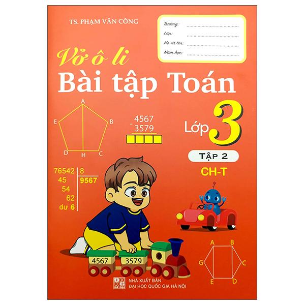 Vở Ô Li Bài Tập Toán Lớp 3 – Tập 2
