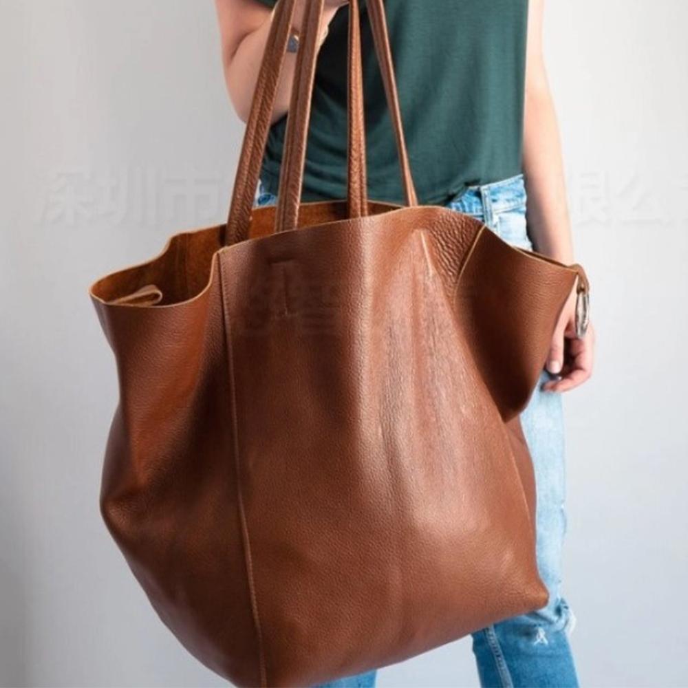 Thường Ngày Trên Túi Đựng Quần Áo Cỡ Lớn Cho Nữ Túi Đeo Vai Đơn Giản Lớn Túi Xách Nữ Cao Cấp Mềm Mại Shop Túi Composited Ví 2021 mới