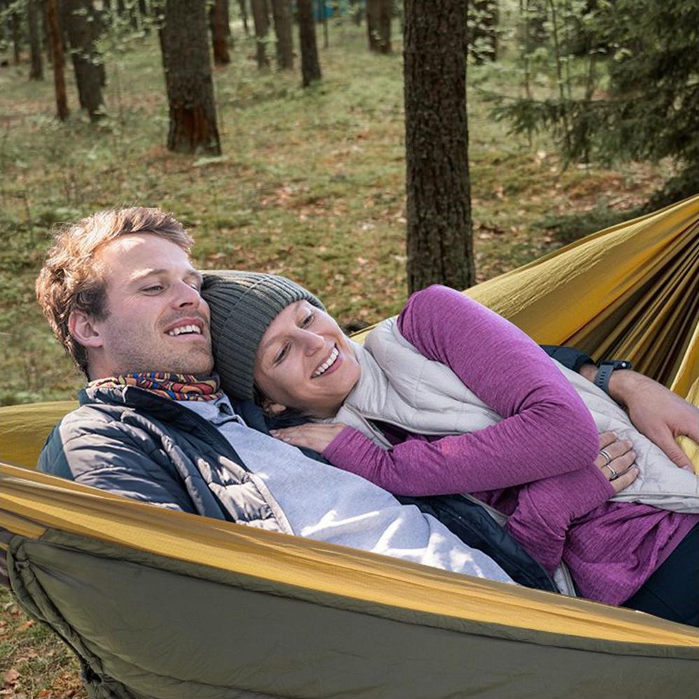 Multifunctional Hammock Underquilt Winter Warm Hammock Under Blanket Poncho for Camping Hiking Traveling