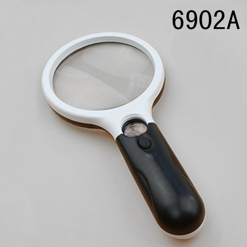 Kính Lúp Cầm Tay Có Đèn 3X - 45X PaKaSa Sử Dụng Pin AAA- Hàng Chính Hãng