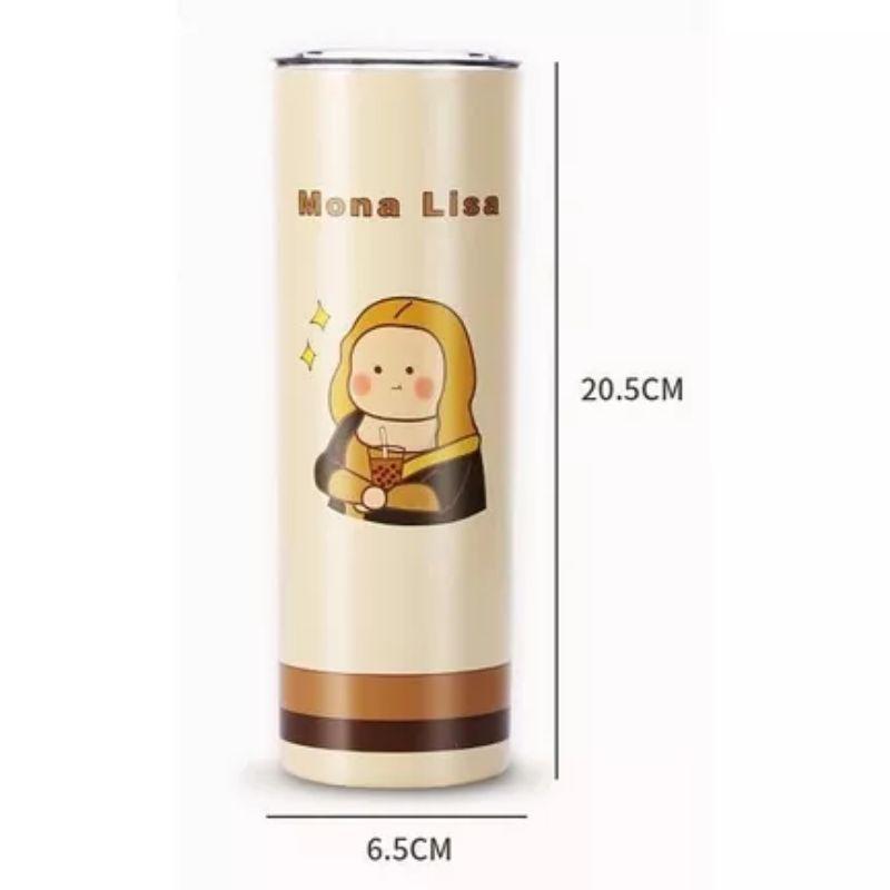 Ly,Cốc Giữ Nhiệt Inox 304 650ml Hình Ngộ Nghĩnh
