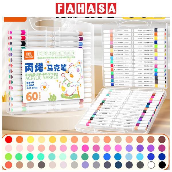 Hộp 60 Bút Lông Acrylic Marker - Truecolor ZCA-6066-60