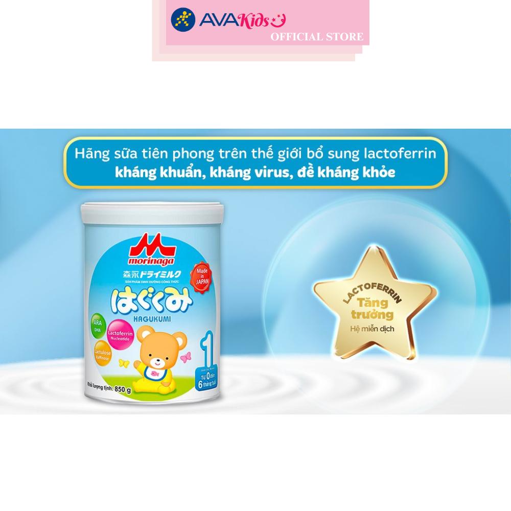 Sữa bột Morinaga Hagukumi số 1 850g (0 - 6 tháng)