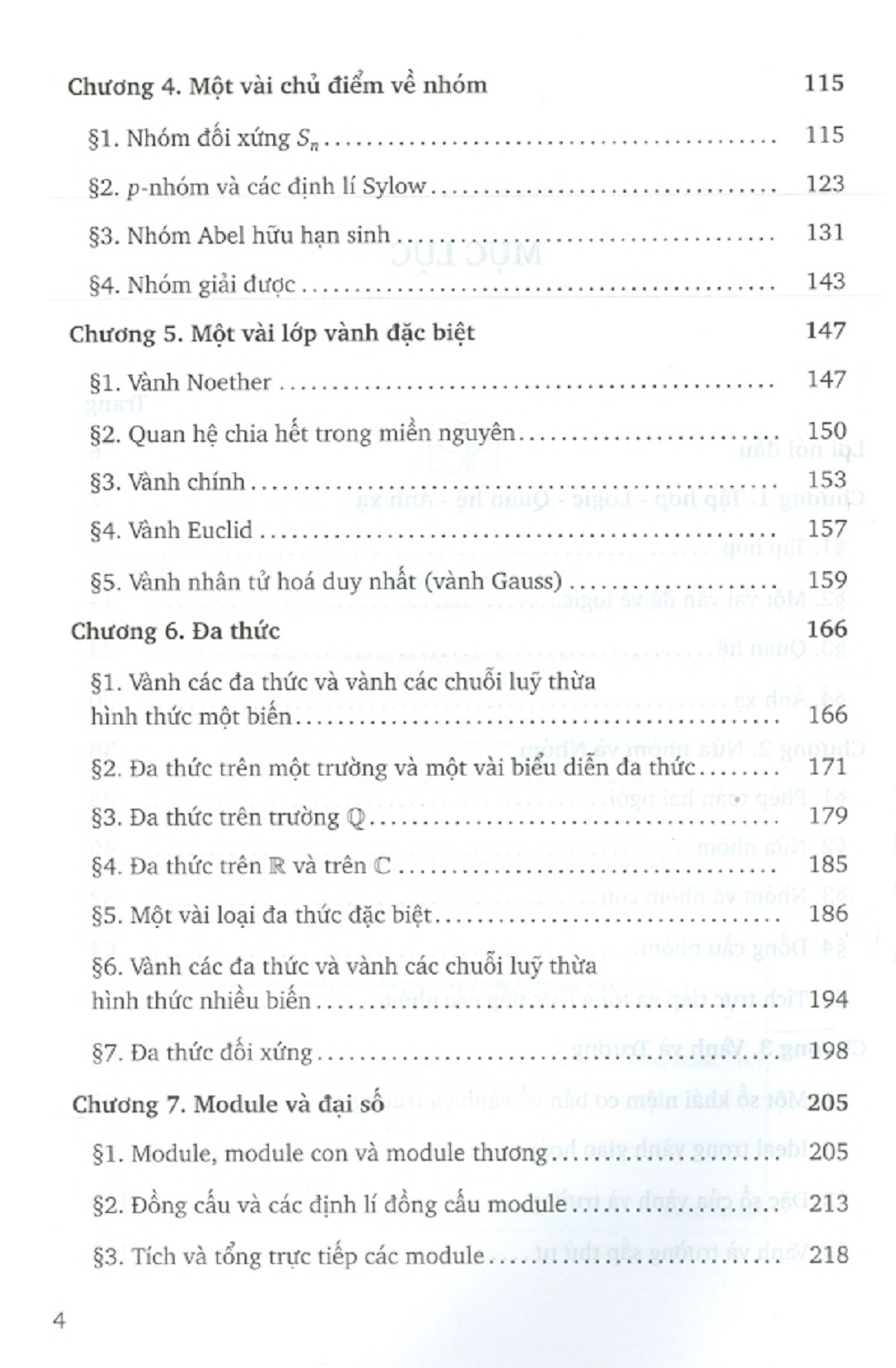 Cơ Sở Đại Số Hiện Đại