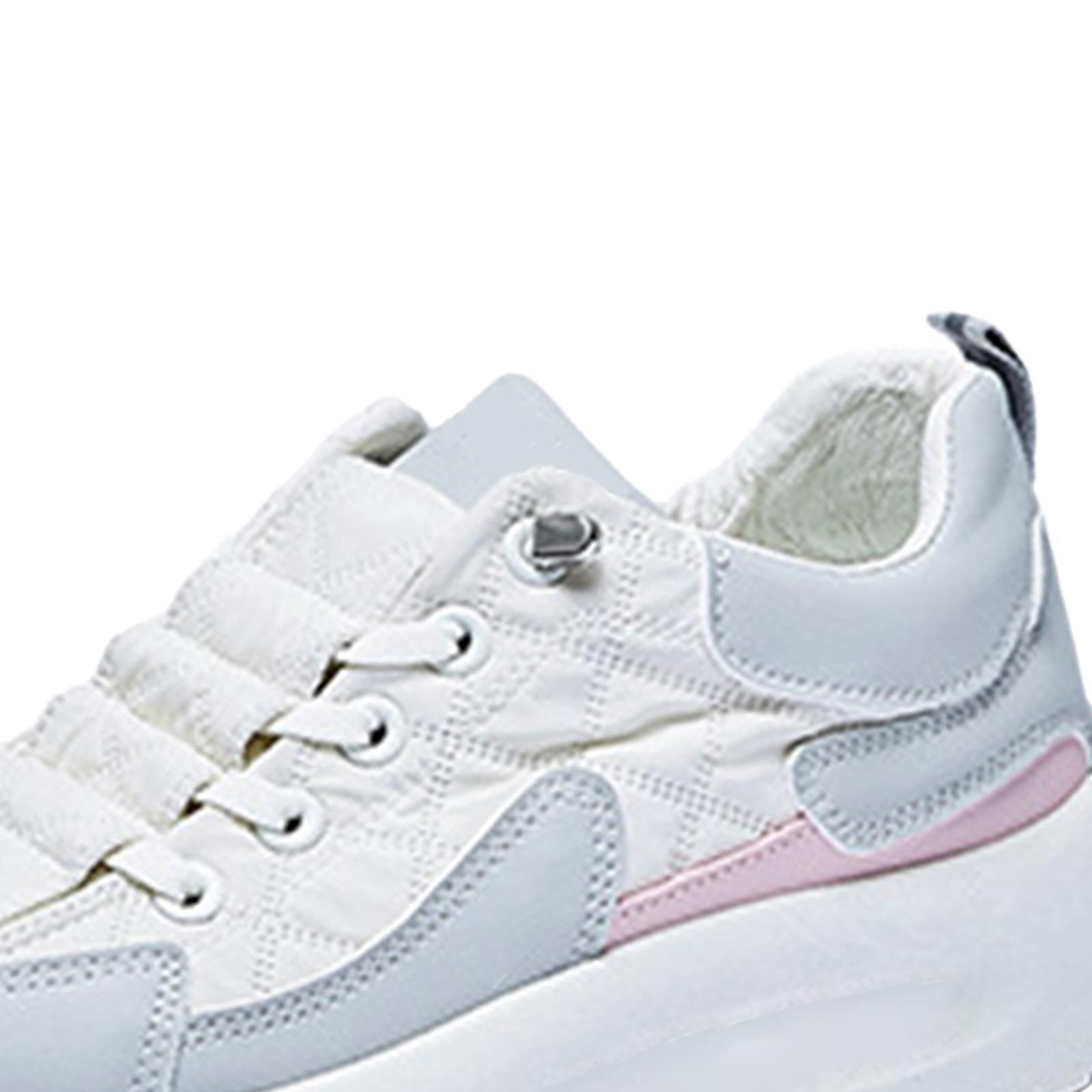 Women Casual Shoes Trainers Fashion Comfortable Lightweight Lace up Sneakers for Camping