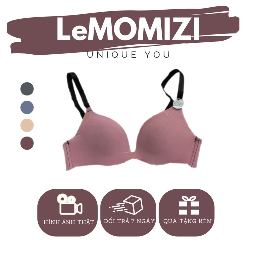 Áo ngực không gọng đúc su LeMOMIZI - Áo lót nữ mút dày nâng ngực, mềm mịn, siêu nhẹ - BRADS01