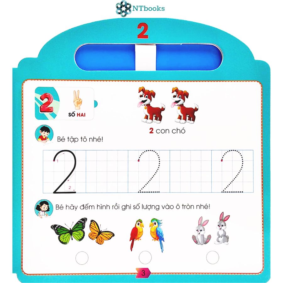 Combo 3 cuốn Chuẩn Bị Cho Bé Tới Trường - Chữ Cái + Chữ Số