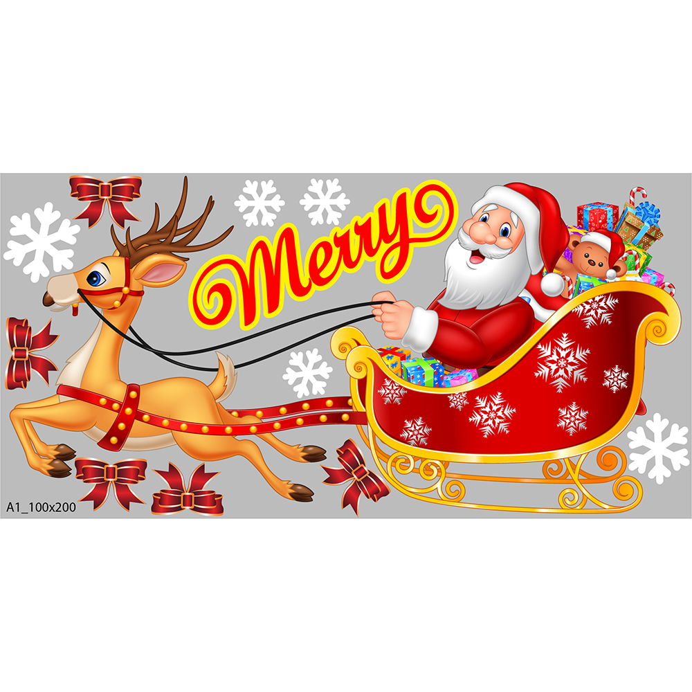 DECAL TRANG TRÍ NOEL 2021 COMBO SỐ 28