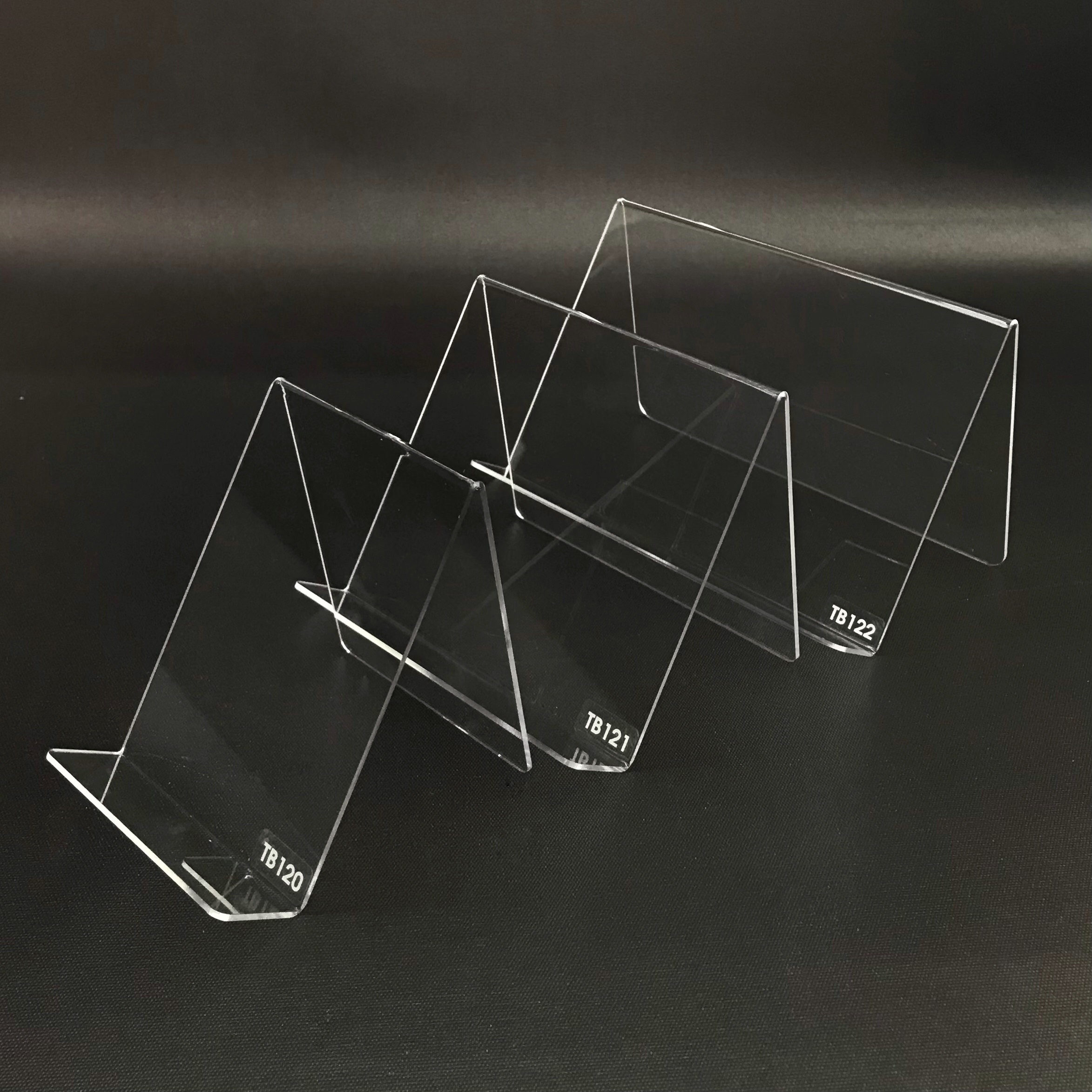 Kệ trưng bày mica chữ V Enter TB121 150x115x135mm mica dày 2mm