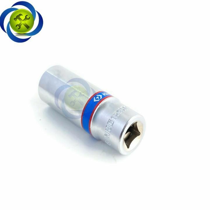 Tuýp 16mm loại 3/8 dài 63mm có 6 cạnh màu trắng Kingtony 323516M