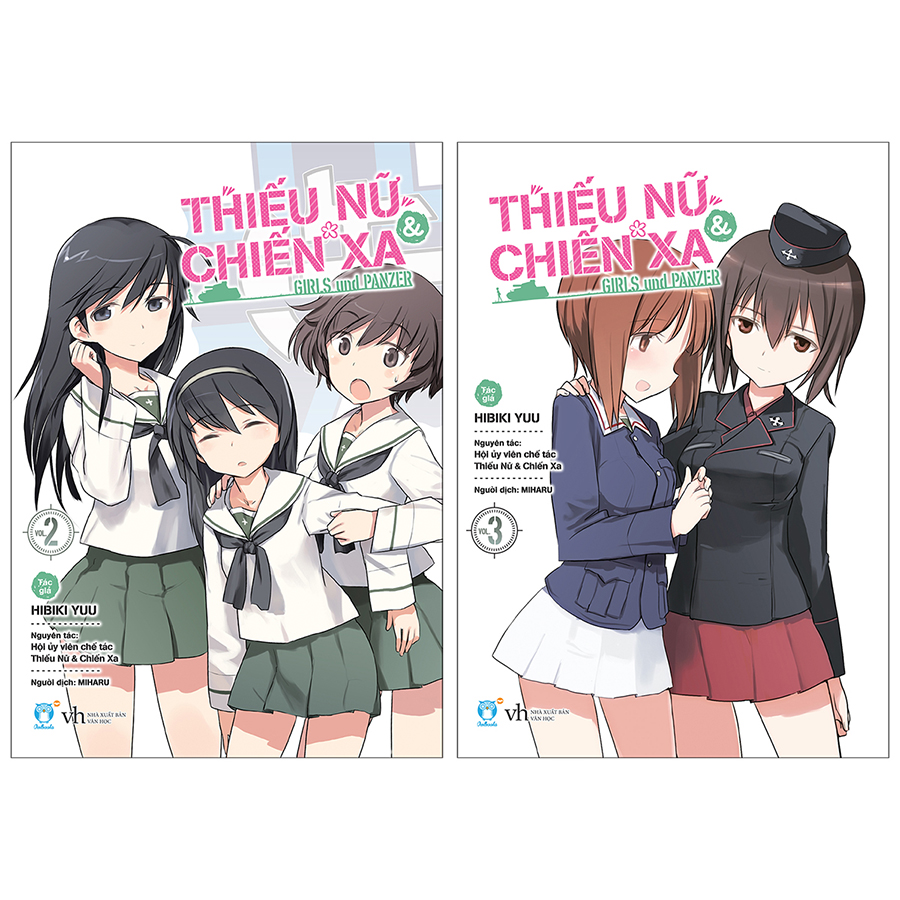 Combo Thiếu Nữ &amp; Chiến Xa - Tập 2 + 3 (Tặng Kèm: 4 Postcard, 5 Bookmak )