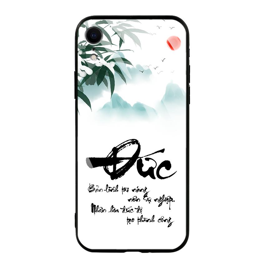 Ốp Lưng Kính Cường Lực cho điện thoại Iphone XR - 03006 7932 DUC01 - Cúc Họa Mi - Hàng Chính Hãng