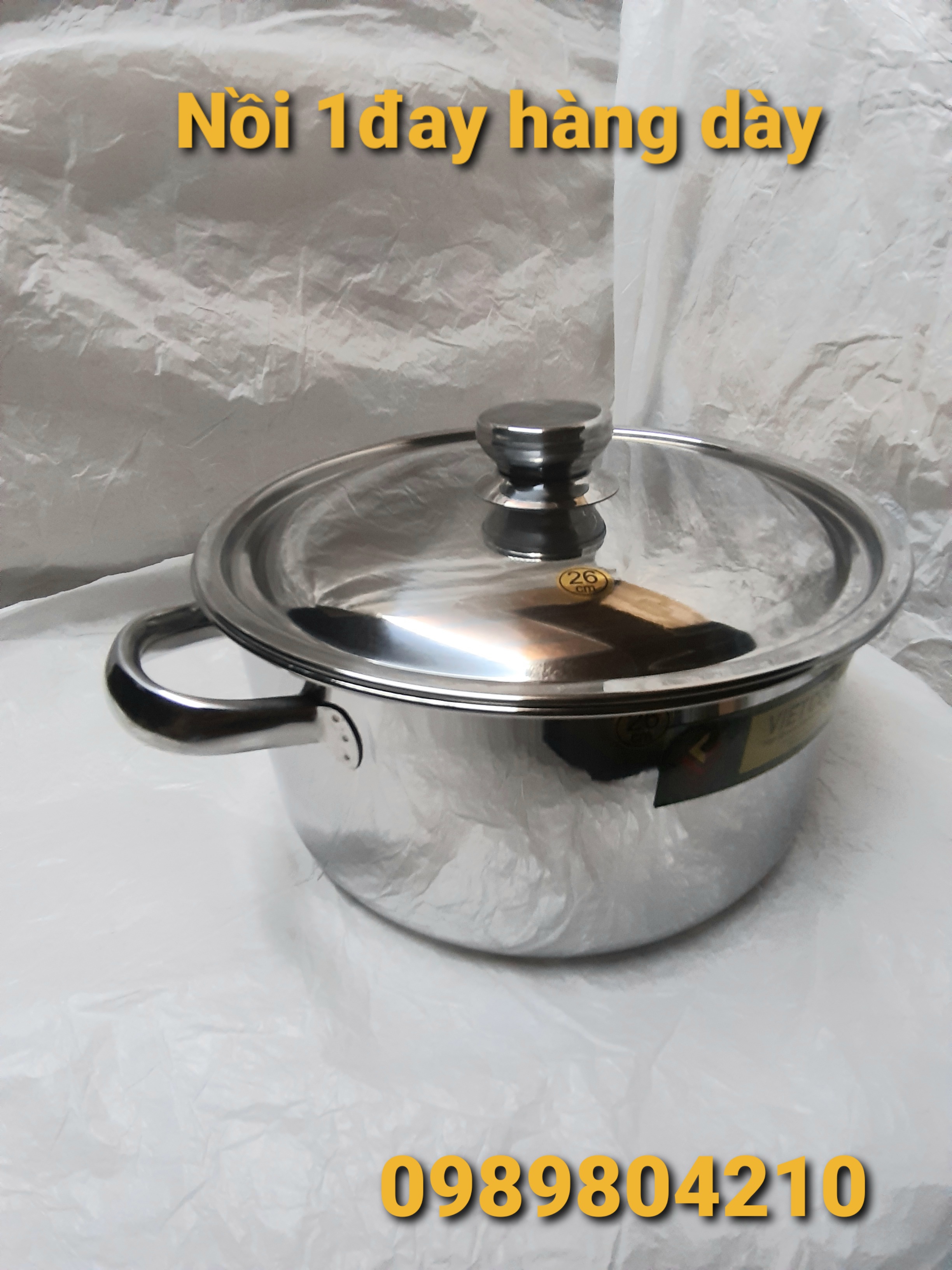 Nồi luộc gà nồi inox 32 cm ,nồi inox đun từ,nồi to luộc gà,Nồi inox 15 lit