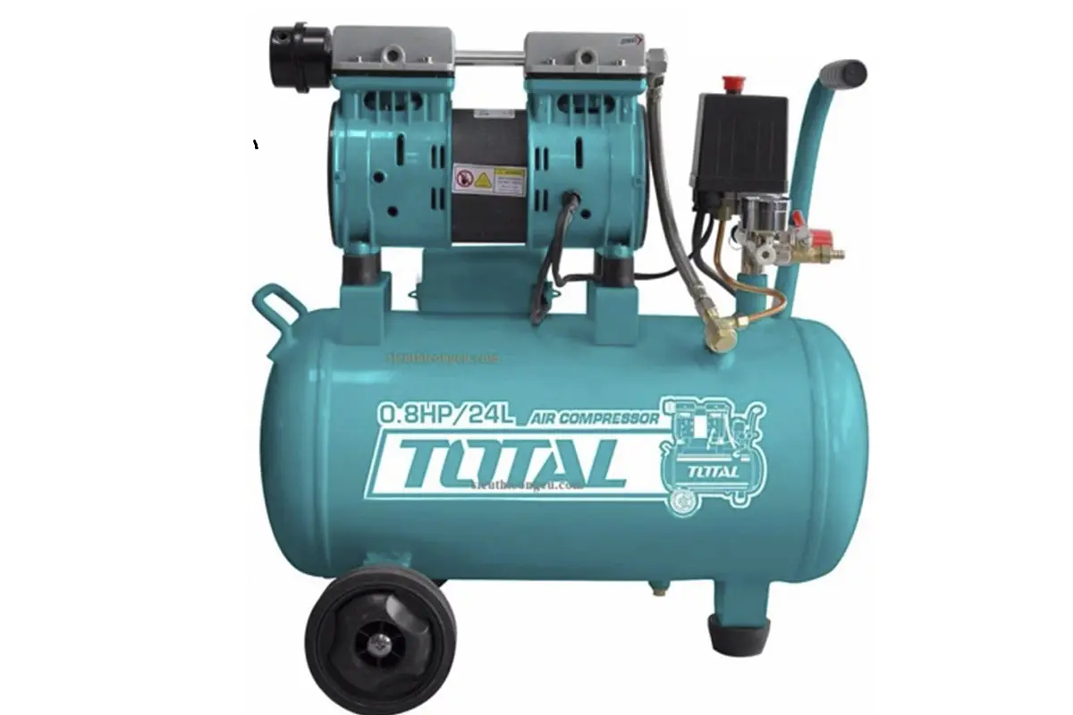 MÁY NÉN KHÍ KHÔNG DẦU 600W (0.8HP) 24L TOTAL TCS1075248T - HÀNG CHÍNH HÃNG