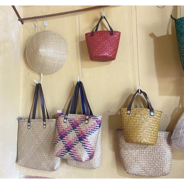 Tấm đan cỏ bàng- Thảm tập, chiếu cỏ bàng- nguyên liệu làm nệm, túi xách, các đồ handmade