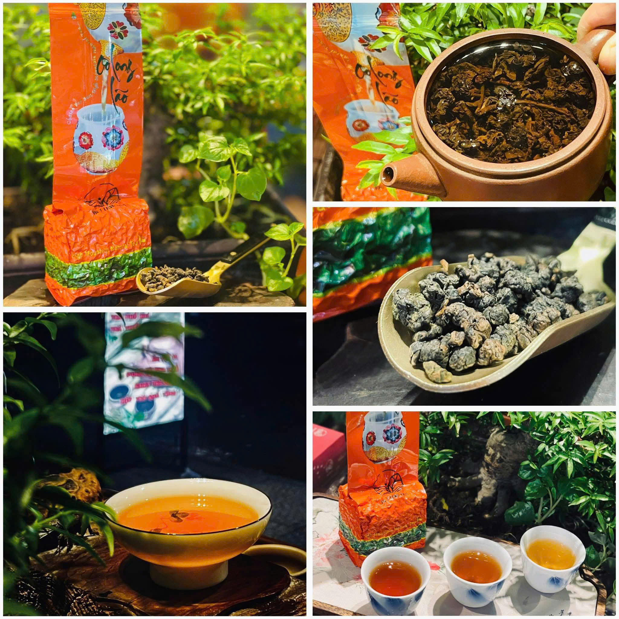 TRÀ Ô LONG LÃO - TRÀ NGỦ NGON - ĐẸP DA - QUÀ TẶNG Ý NGHĨA - ORGANIC OOLONG TEA - 100g