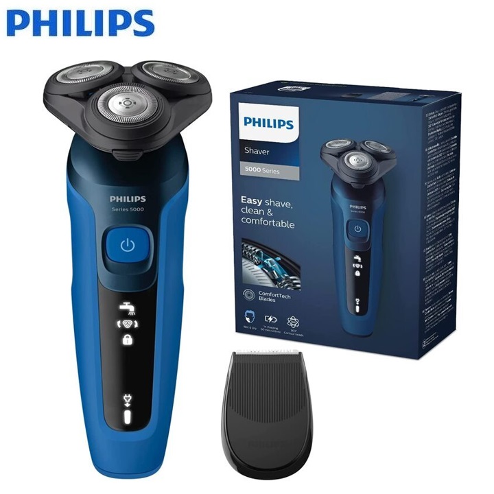 Máy cạo râu khô và ướt, thương hiệu cao cấp Philips Hà Lan S5466 - Hàng chính hãng nhập khẩu