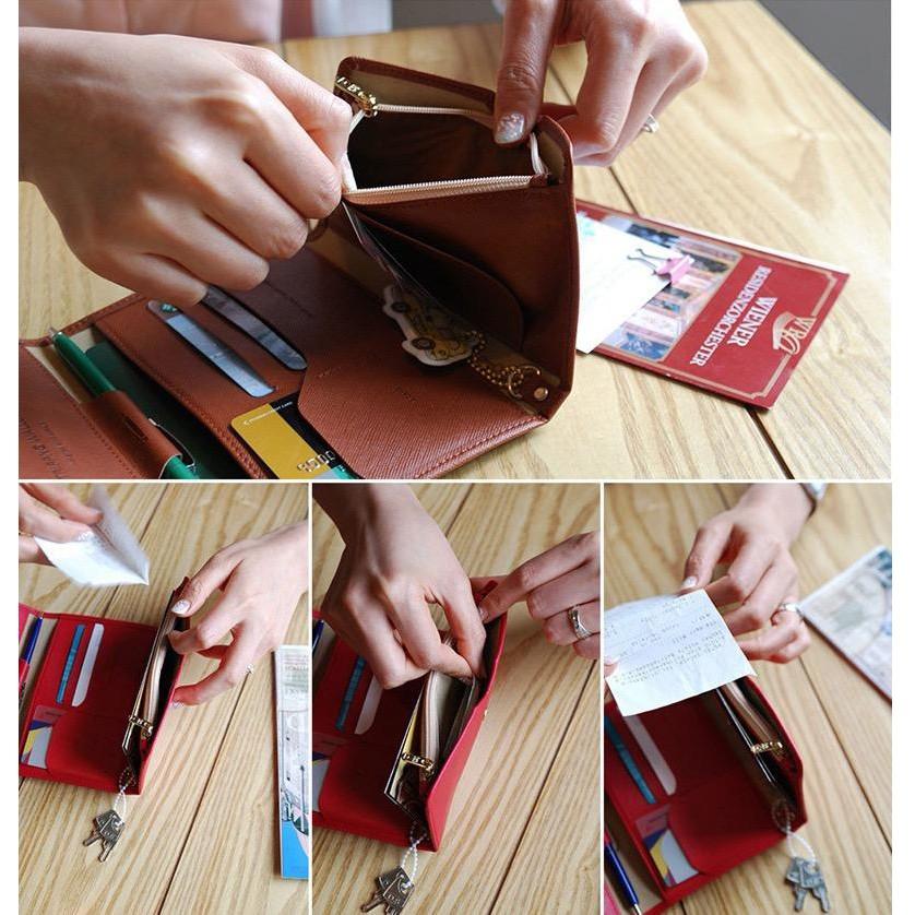 Túi kẹp da tư liệu du lịch TRIPPING WALLET - Home and Garden