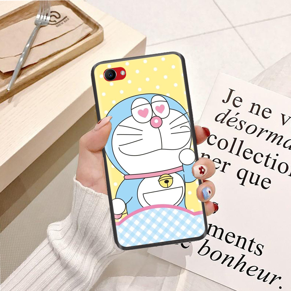 Ốp lưng điện thoại Oppo F7 Youth viền silicon dẻo TPU  hình Doremon Dễ Thương - Hàng chính hãng