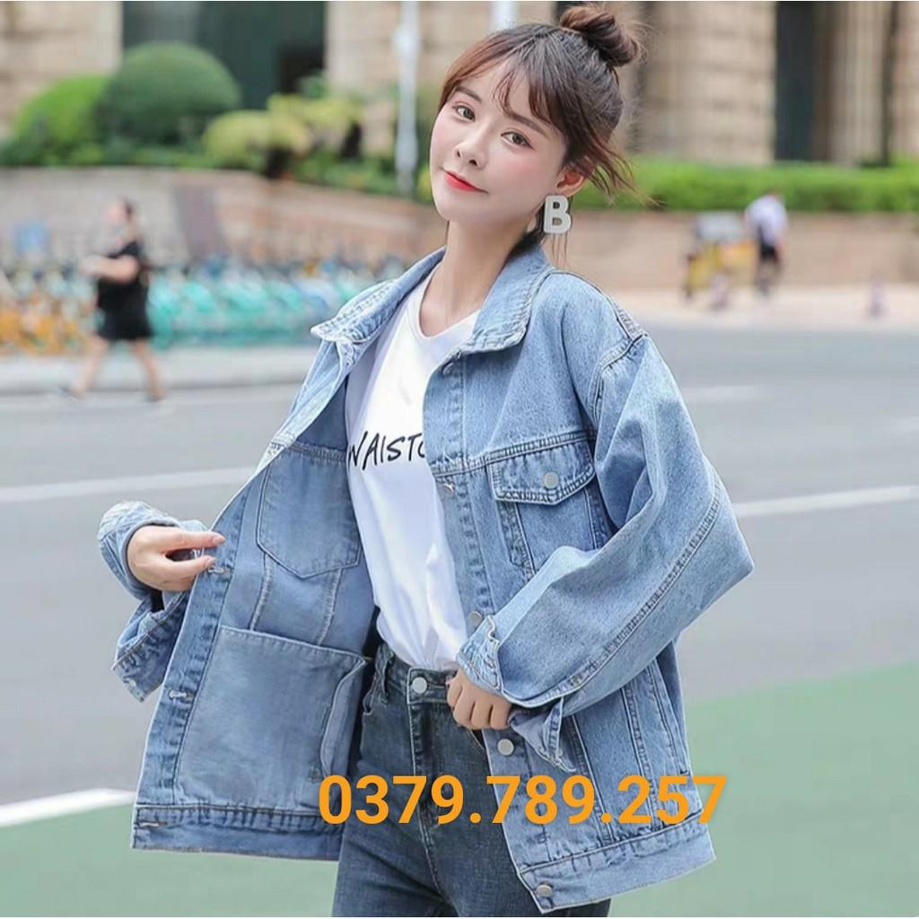 Áo khoác jean nam nữ màu đỏ độc đáo 102 New York cao cấp form chuẩn size M-L-XL KT-PT43