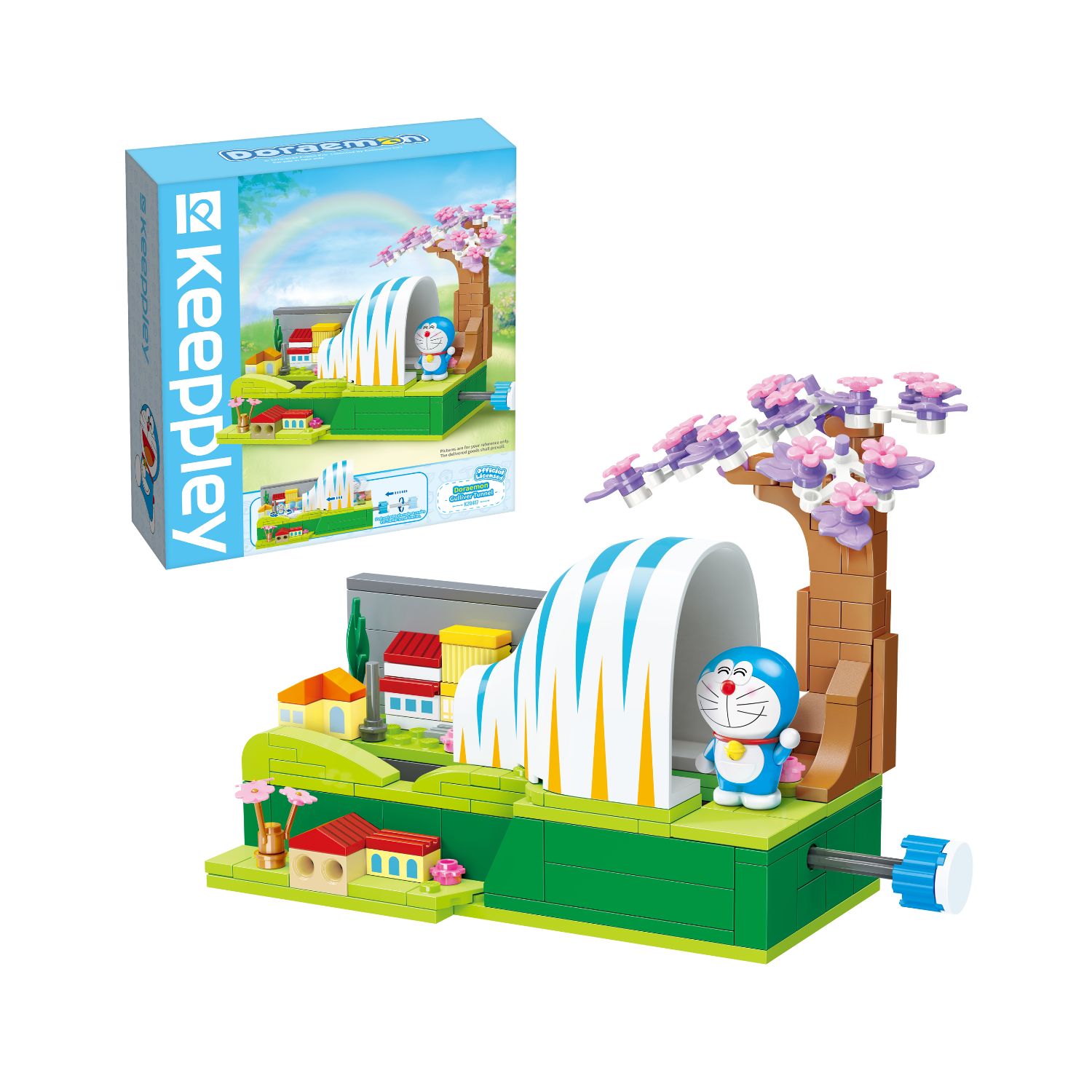 Đồ Chơi Lắp Ráp KEEPPLEY Doraemon Gulliver Tunnel K20417 - Đường Hầm Thu Nhỏ Building Block  - Herbie Toys