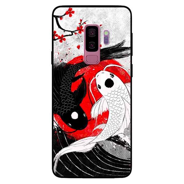 Ốp lưng dành cho Samsung Galaxy S9 Plus / S10 Plus - Cá Chép Đen Trắng
