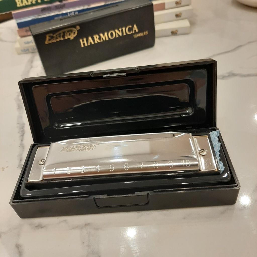 KÈN HARMONICA DIATONIC TONE C 10 LỖ KÈM HỘP ĐỰNG