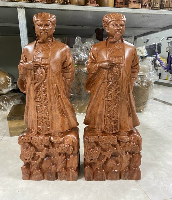 Tượng Gỗ Điêu Khắc Khổng Minh Gia Cát Lượng