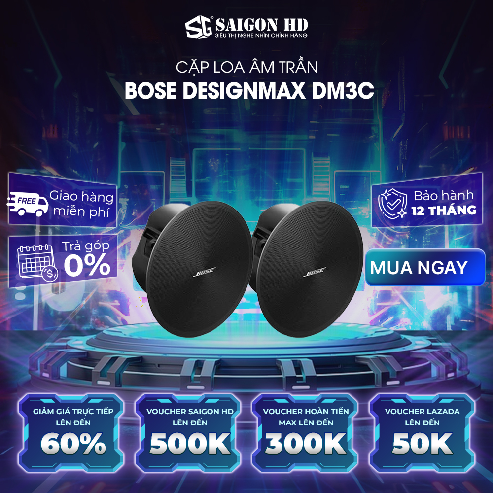 Cặp loa âm trần BOSE DesignMax DM3C - Hàng chính hãng