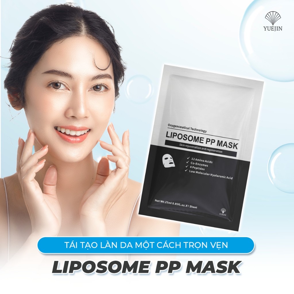 Mặt Nạ YUEJIN Liposome PP Mask 25ml hạn 2027 Tái Tạo Đa Tầng Làn Da Nuôi Dưỡng Tế Bào, Phục Hồi Nhanh, Cấp Ẩm