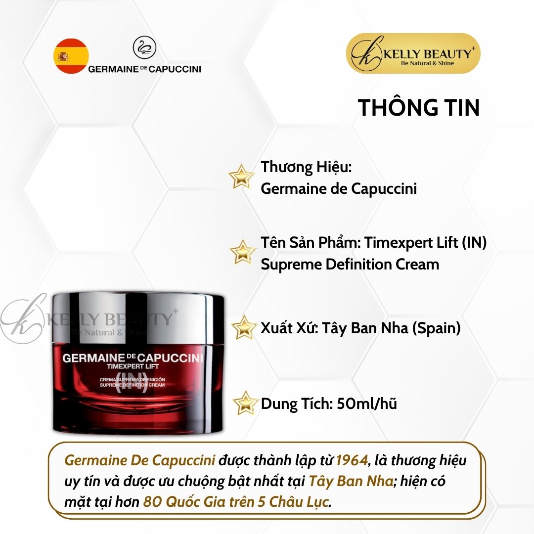 Kem Dưỡng Nâng Cơ Trẻ Hóa Da GERMAINE TIMEXPERT LIFT (IN) Supreme Definition Cream | Kelly Beauty