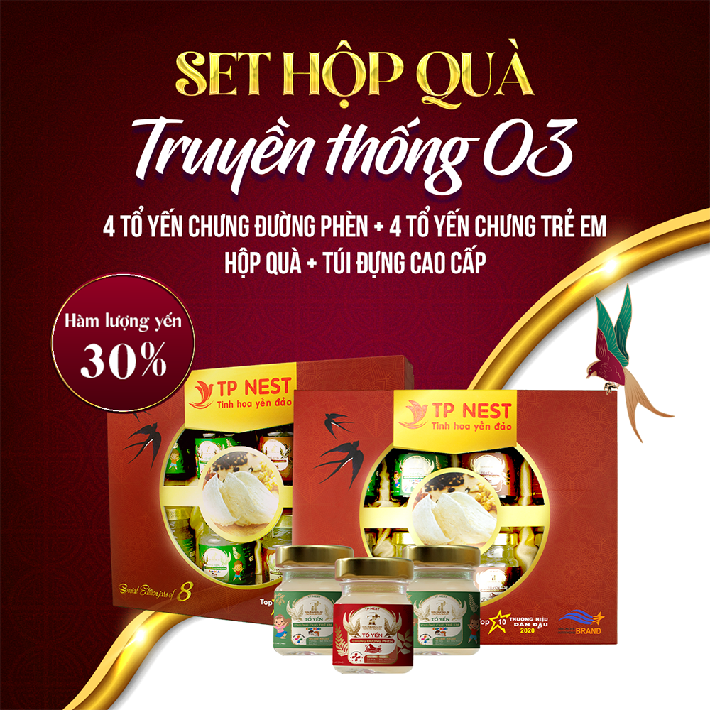 Set hộp quà yến Truyền thống 03 - Tiến Phương JSC