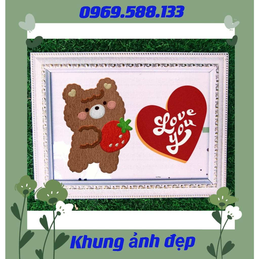 -Khung Bằng Khen loại viền cong đẹp kích thước A4 ,.