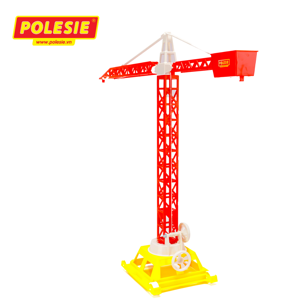 Cần cẩu tháp Số 2 đồ chơi - Polesie Toys - Màu ngẫu nhiên