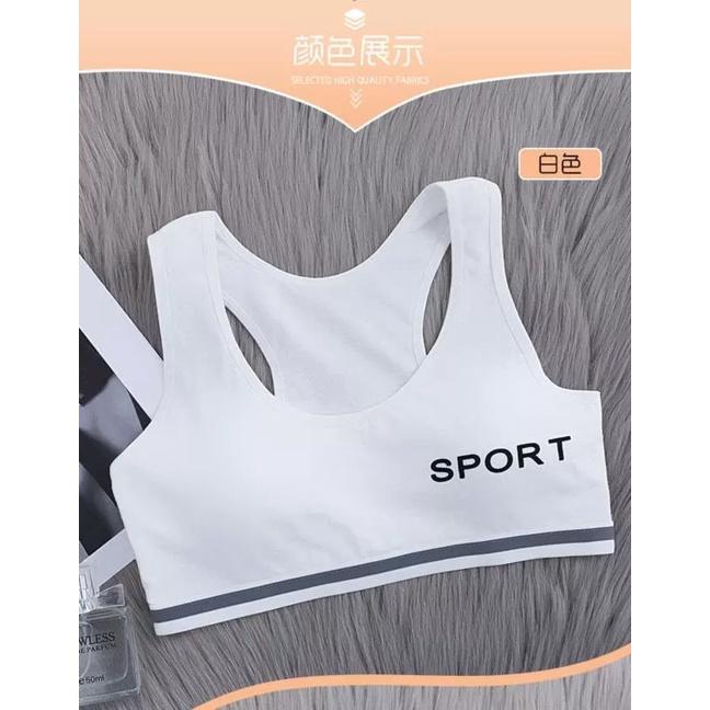 Áo ngực cho bé gái CÓ ĐỆM bra học sinh áo lót trẻ em cotton từ 30-46kg