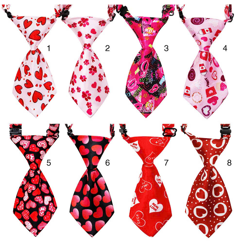 VÒNG CỔ THÚ CƯNG CÀ VẠT THÚ CƯNG CÀ VẠT CHÓ MÈO DỄ THƯƠNG VALENTINE SIZE 22-45CM MÃ 15 CHO THÚ CƯNG CHÓ MÈO