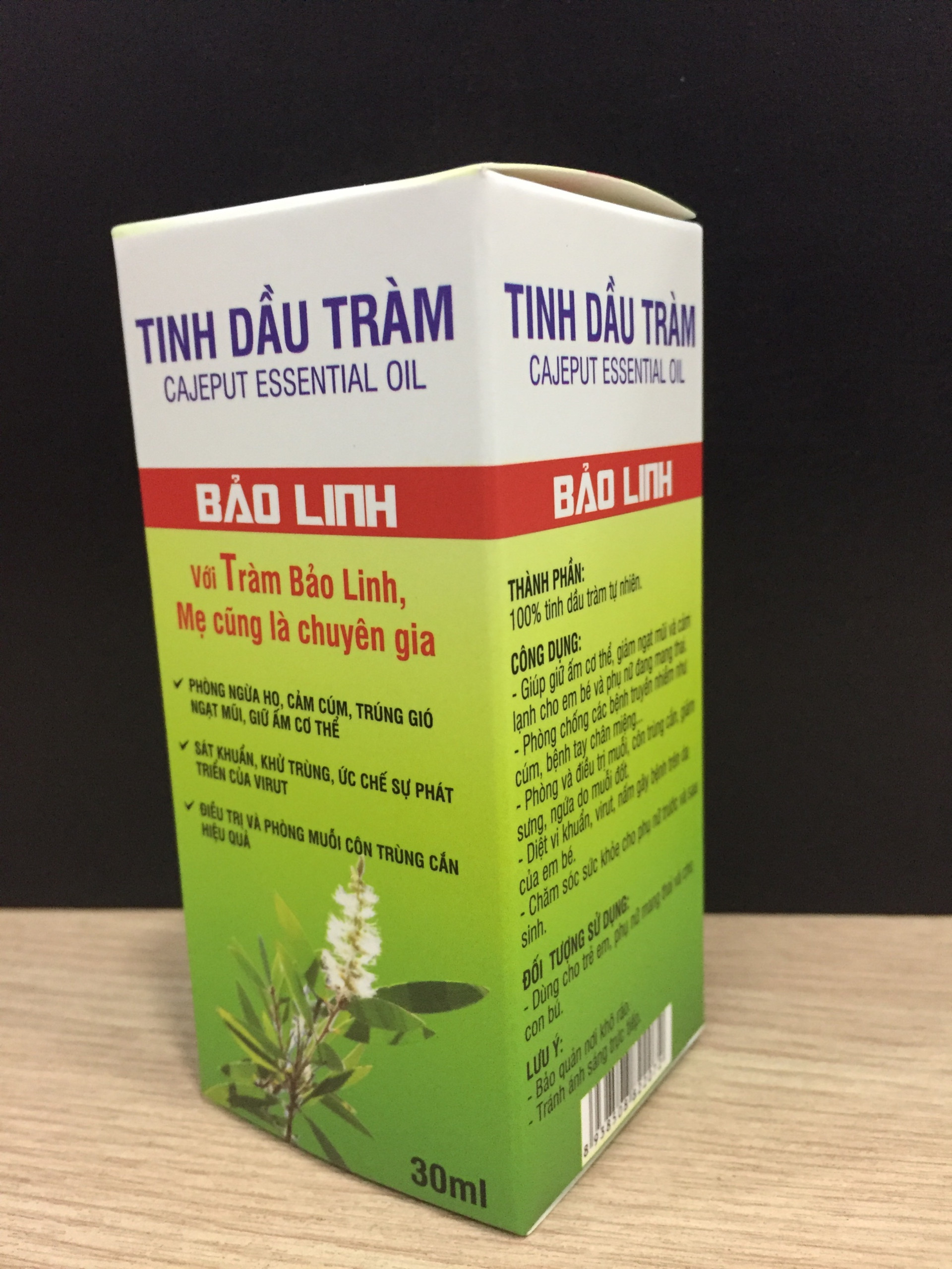 Tinh Dầu Tràm Bảo Linh (30ml) (Tặng Kèm 5 Bao Lì Xì)