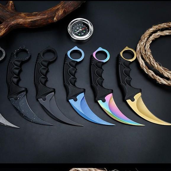 Dao Phượt Gấp Karambit Bỏ túi Du lịch Gọt hoa quả siêu tiện lợi