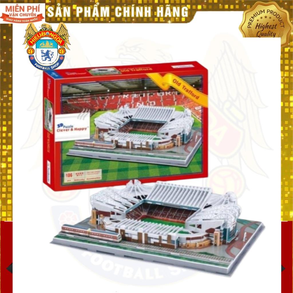 Mô hình sân vận động bóng đá SVĐ Old Trafford MU đồ chơi lắp ghép sân vận động lego mô hình Man United giấy 3D độc đáo