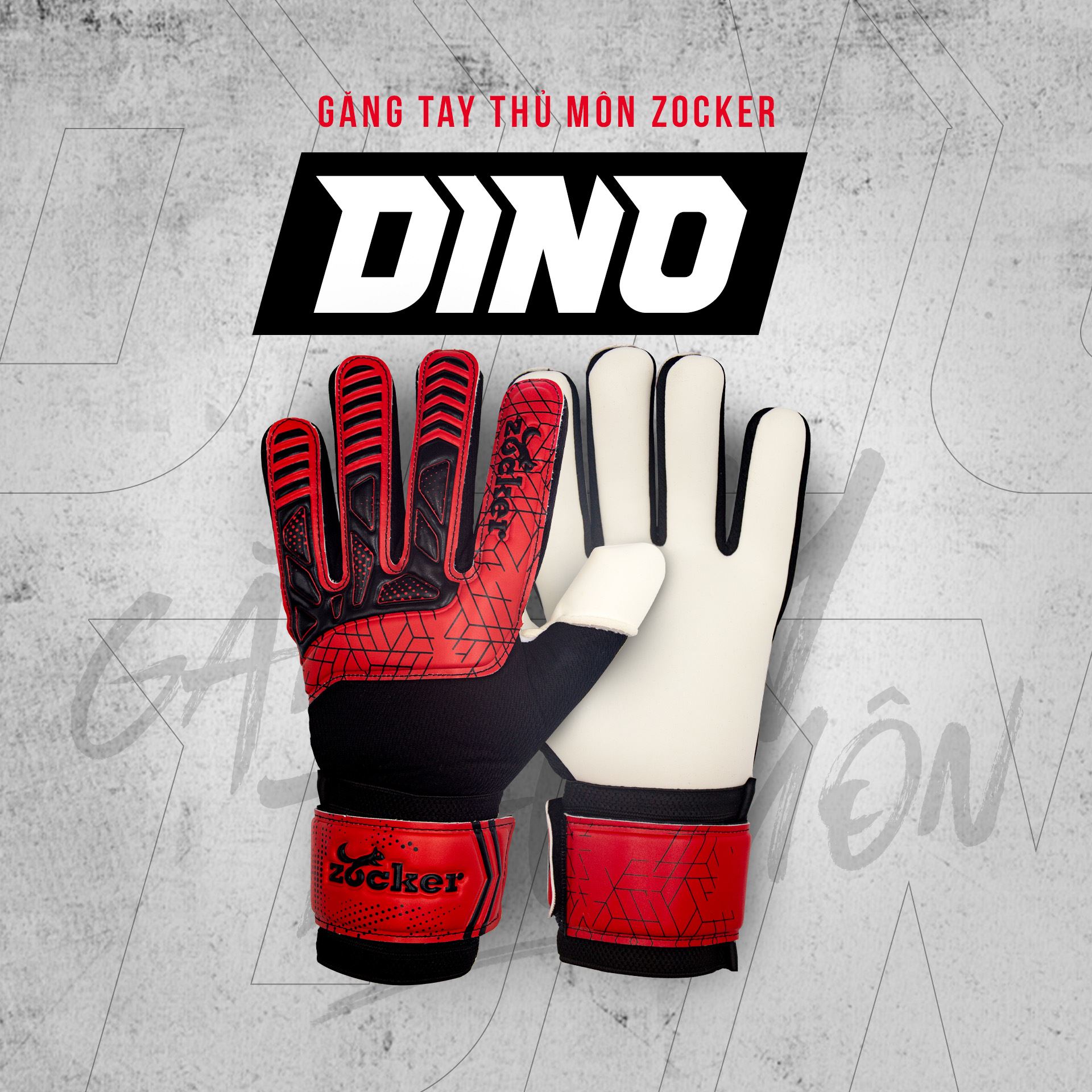 Găng Tay Thủ Môn Zocker Gloves Dino