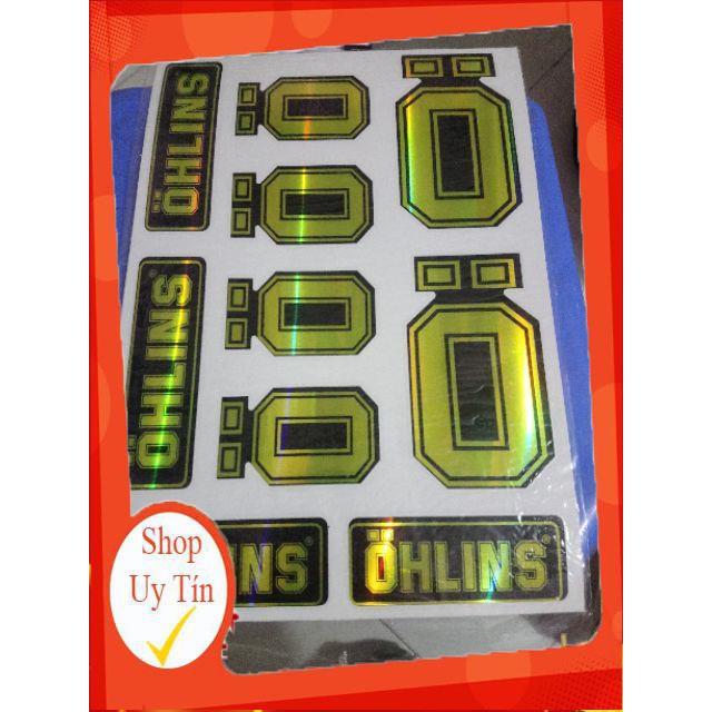 Tem tấm logo 7 màu in sẵn