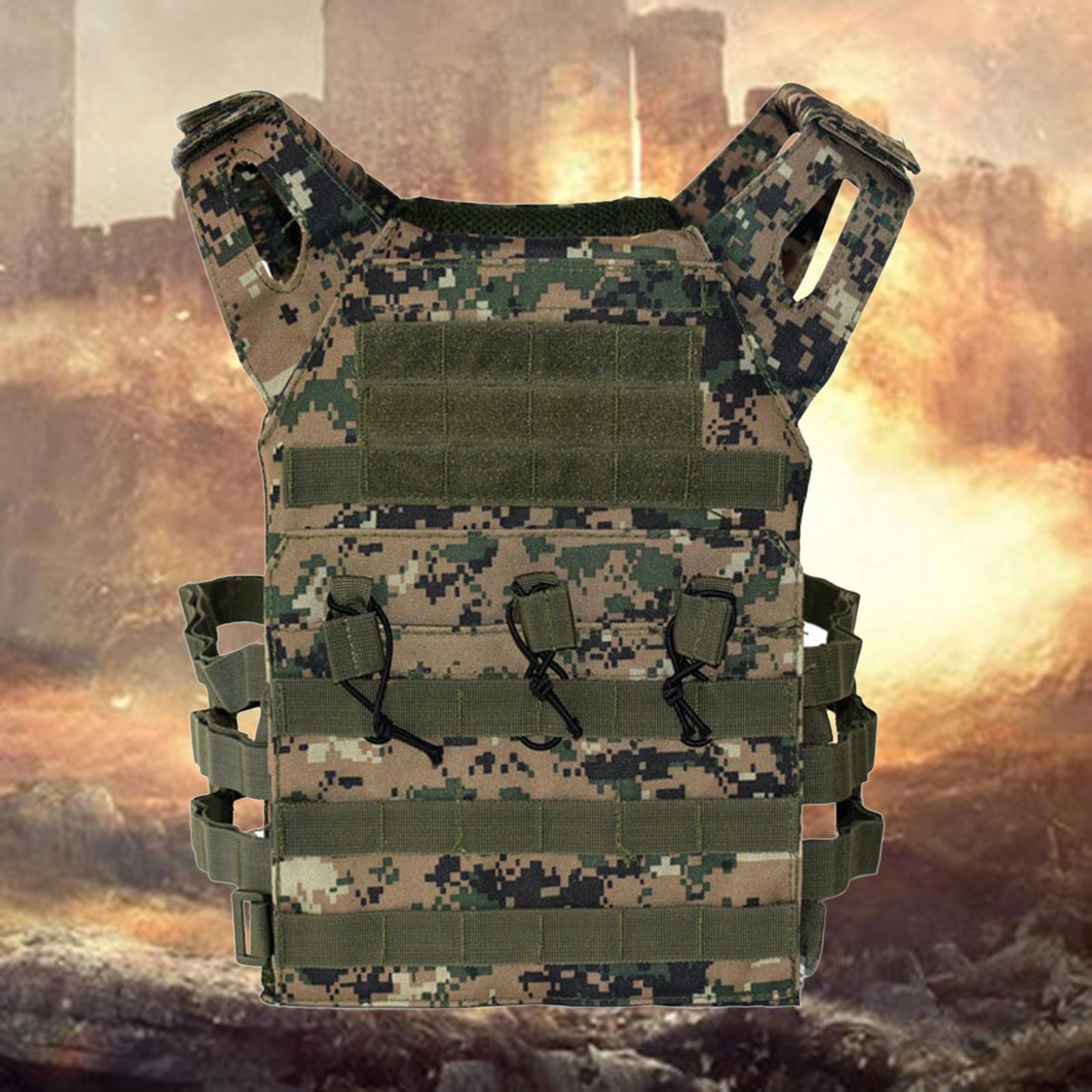 Vest Trainning Combat Swat Assault Shooting Hunting Outdoor Molle Vest