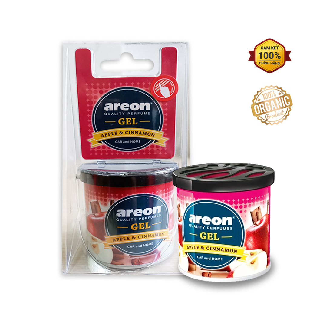 GEL thơm Areon hương Táo Quế - Areon Gel Apple & Cinnamon