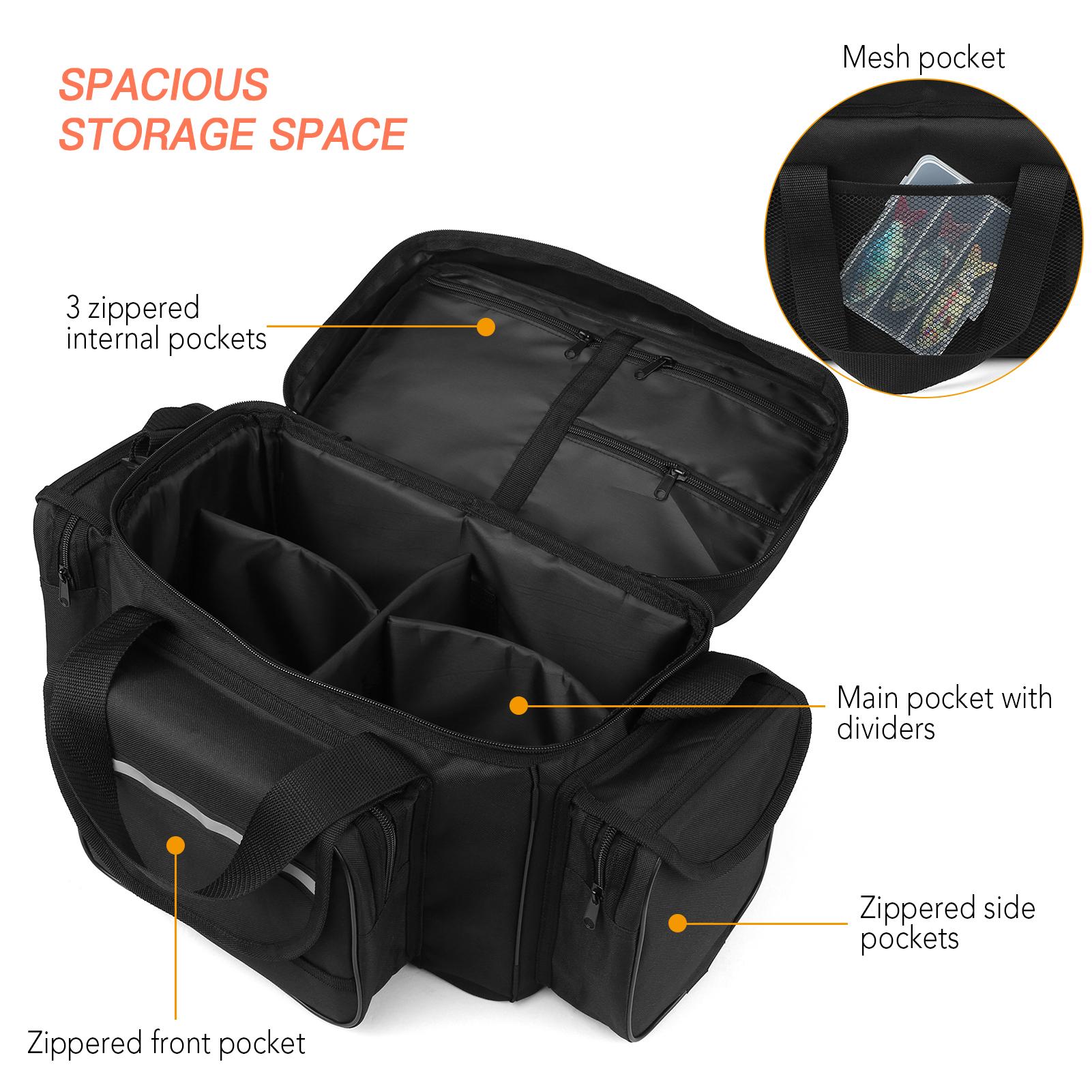 Large Capacity Fishing Tackle Bag Waterproof Fishing Tackle Storage Bag Case Outdoor Travel Hunting Shoulder Bag Pack