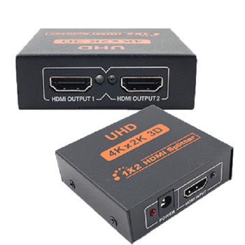 Bộ Chia HDMI 1x2 Không Suy Hao Có Cấp Nguồn