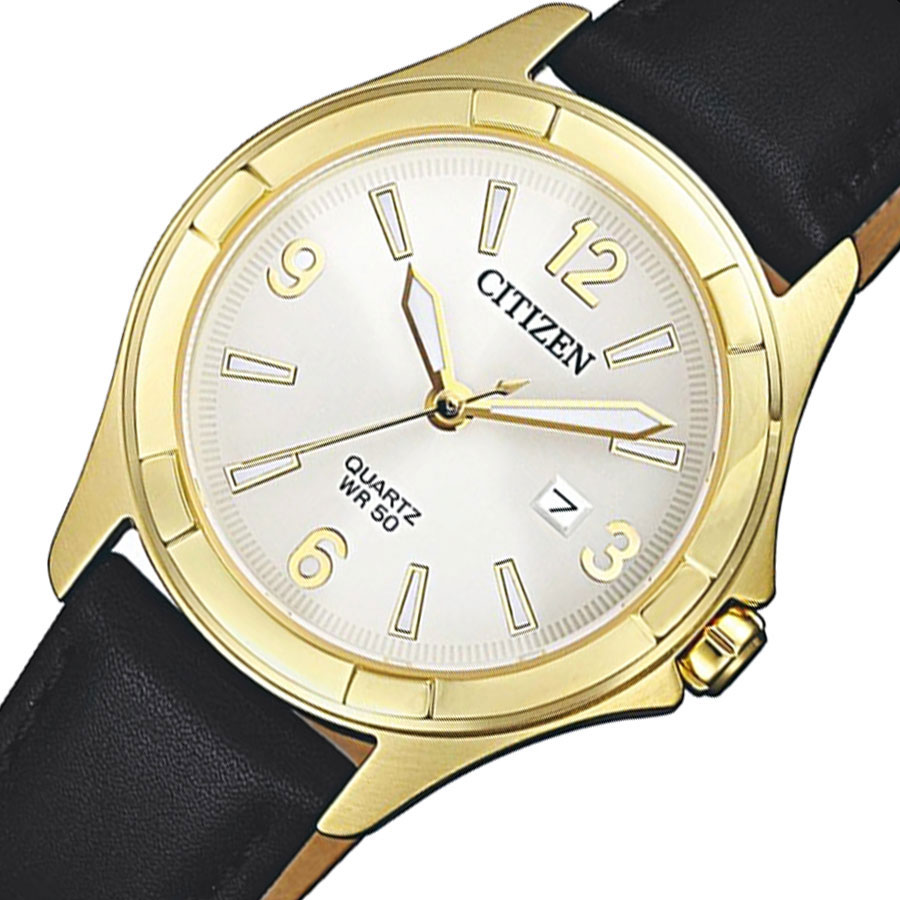 Đồng Hồ Nữ Citizen Dây Da EU6082-01A - Mặt Đen