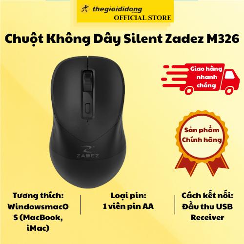 Chuột Không Dây Silent Zadez M326 - Hàng Chính Hãng
