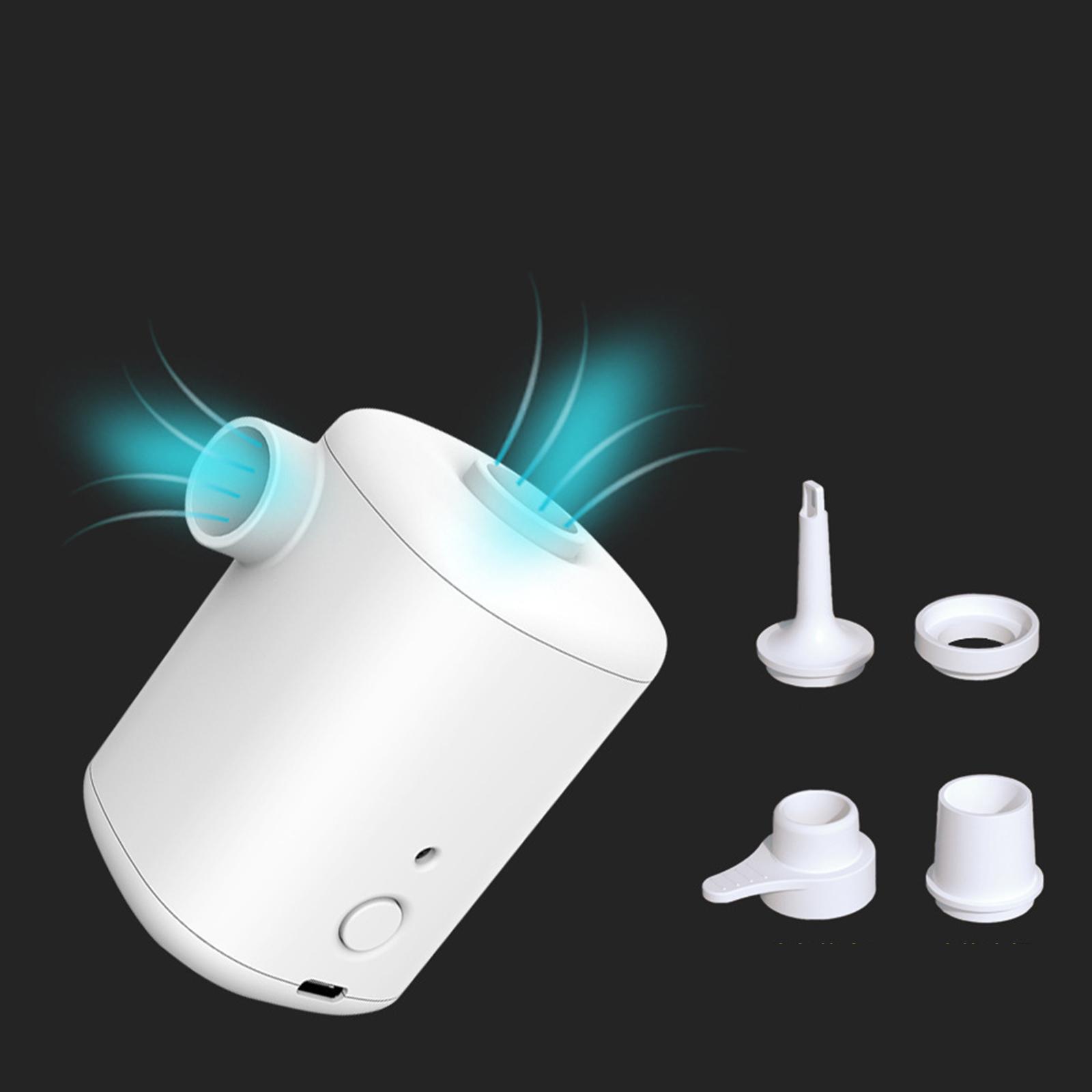 Electric Air Pump, Portable Air Pump for Inflatables, Rechargeable Air Mattress Pump, Battery Powerd Air Pump for Inflatable Toy, Swimming Pool