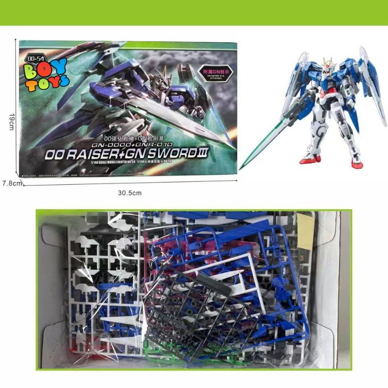 Mô hình lắp ghép GUNDAM HG 1/144 DESTINY, STRIKE NOIR, REBORNS FIGHTER, 00 RAISER-GN, 00 SEVEN SWORD, ASTRAY, BARBATOS