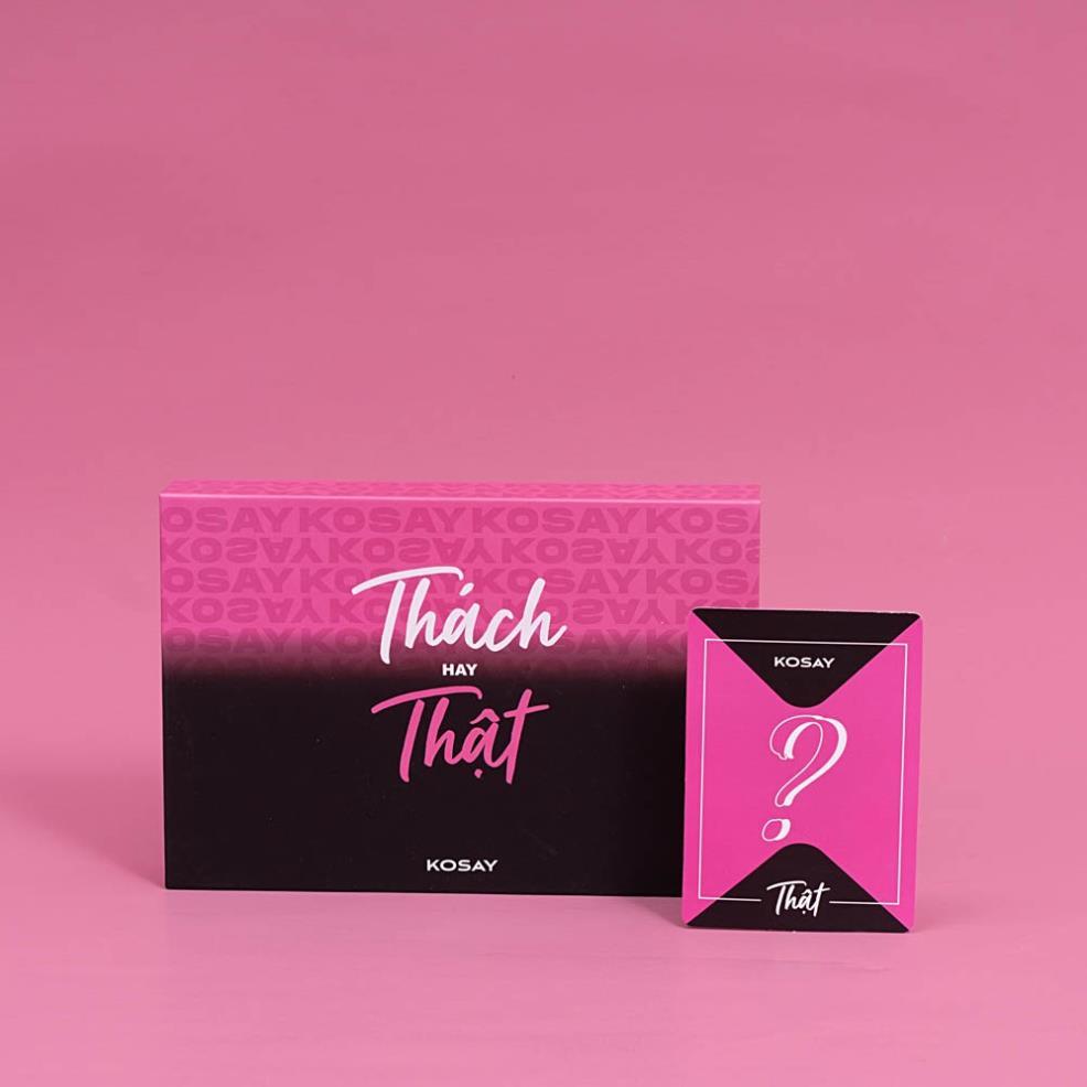 Bộ bài HUỆ phiên bản "THÁCH hay THẬT" - Drinking card game KOSAY gắn kết tình bạn bùng nổ cuộc vui ăn nhậu uống rượu bia